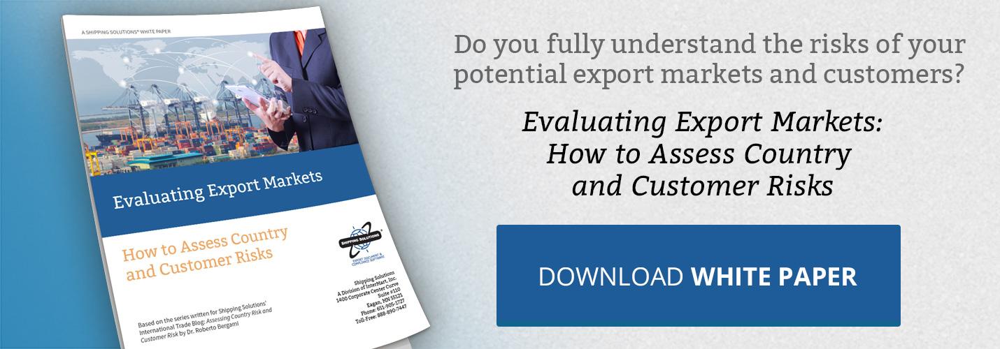 Download Evaluating Export Markets