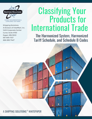 Classifying Your Products for International Trade