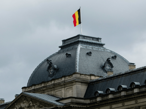 Belgium flag on a roof. Exporting to Belgium: what you need to know | Shipping Solutions