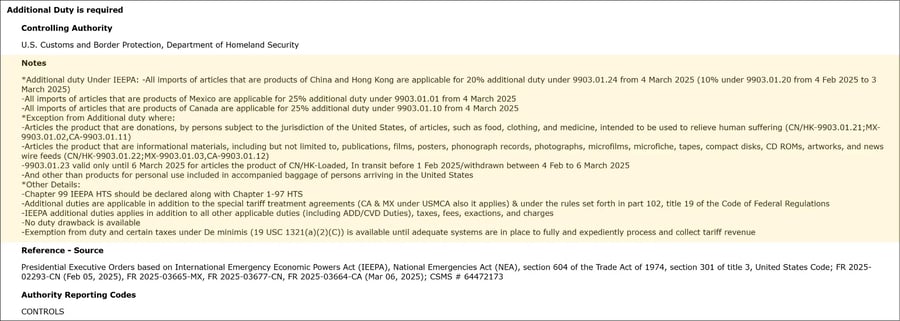 Tariff Help for U.S. Importers 6 